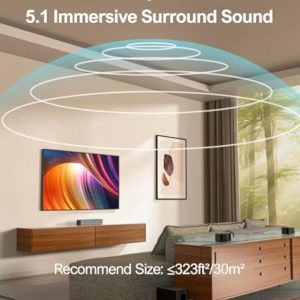 miroir 5.1 channel dolby atmos soundbar system